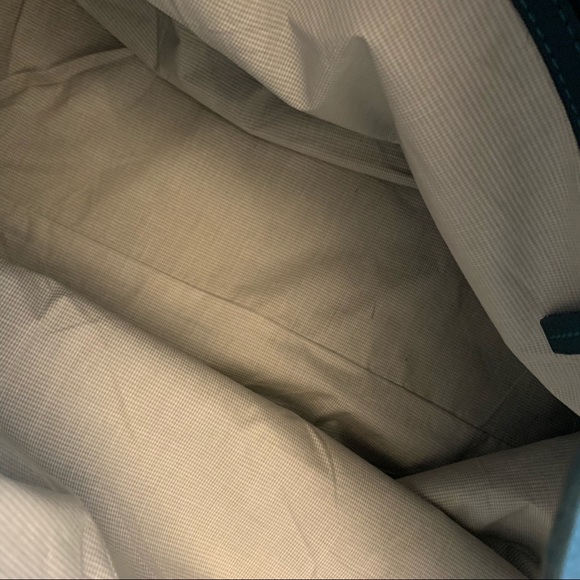 Pittards Soho Carryall Leather Tote Bag in Celeste - Picture 7 of 15